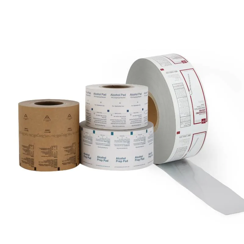 Disinfection Alcohol Pad Wipe Outside Package Aluminum Laminated Film in Roll Shape