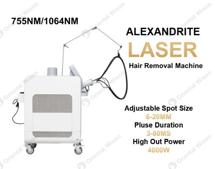 CE Approval Double Waves 1064+755nm Alexandrite Laser Korea and ND YAG Laser Two in One Alexandrite Laser Hair Removal Machine