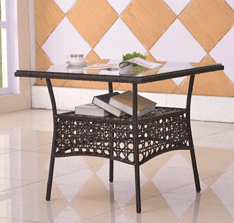 Classic Modern Outdoor Garden Courtyard Table Chair Rattan Wicker Furniture Set