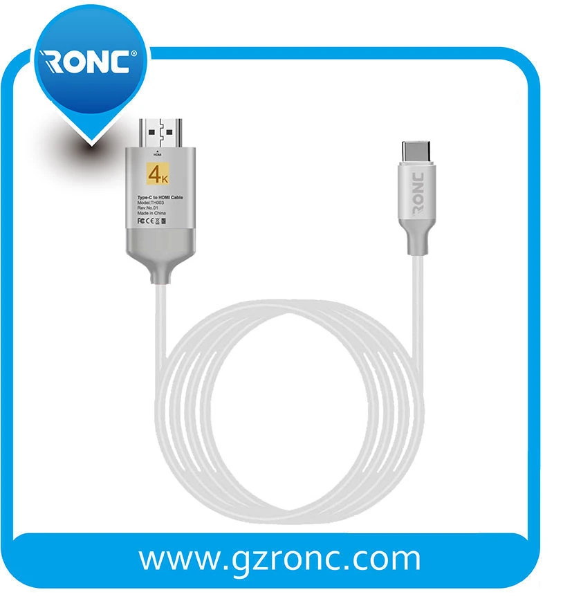 High quality/High cost performance  4K USB Type C to HDMI Cable with Power Charging