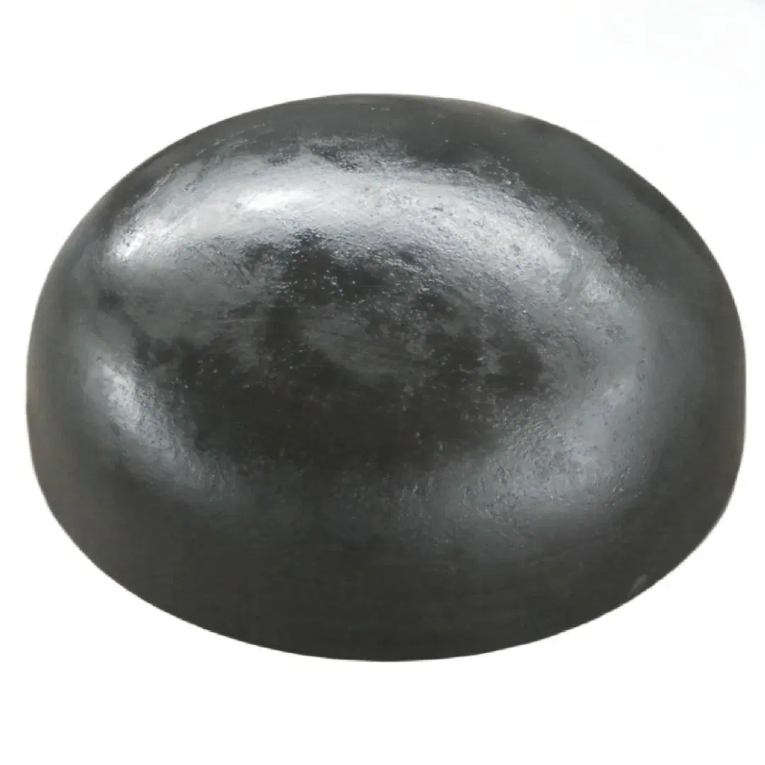 Black Steel End Head Cap Seamless 24" Carbon Steel High 190mm Thickness 12mm Head Cap