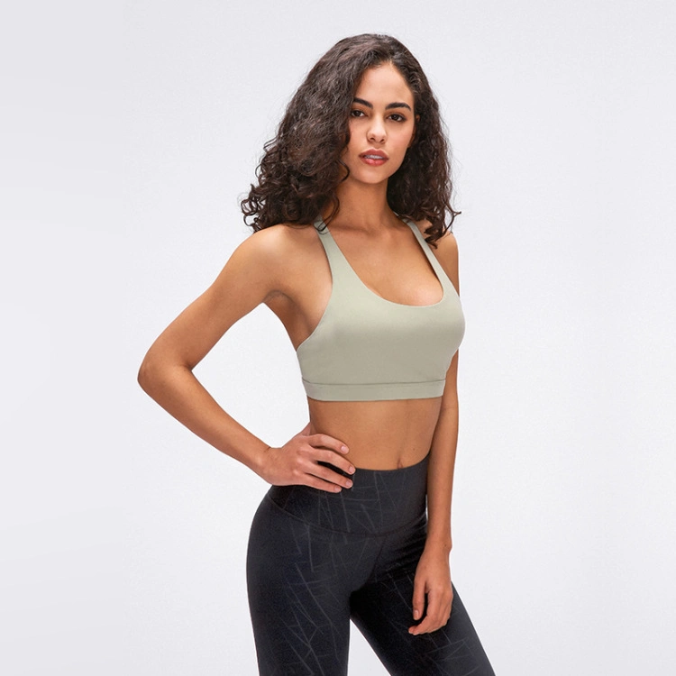 Sujetador deportivo de fitness para mujer Yoga Sportswear Ropa de gimnasio acolchada sin costuras Ropa interior para mujer