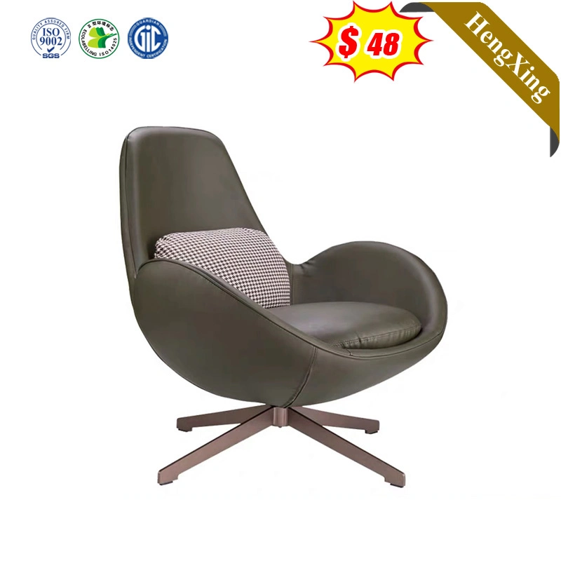 Hot Sell Modern Leisure Rocking Chairs Office Hotel Home Living Room Furniture Aluminum Fabric Leather Sofa Lounge Egg Chair