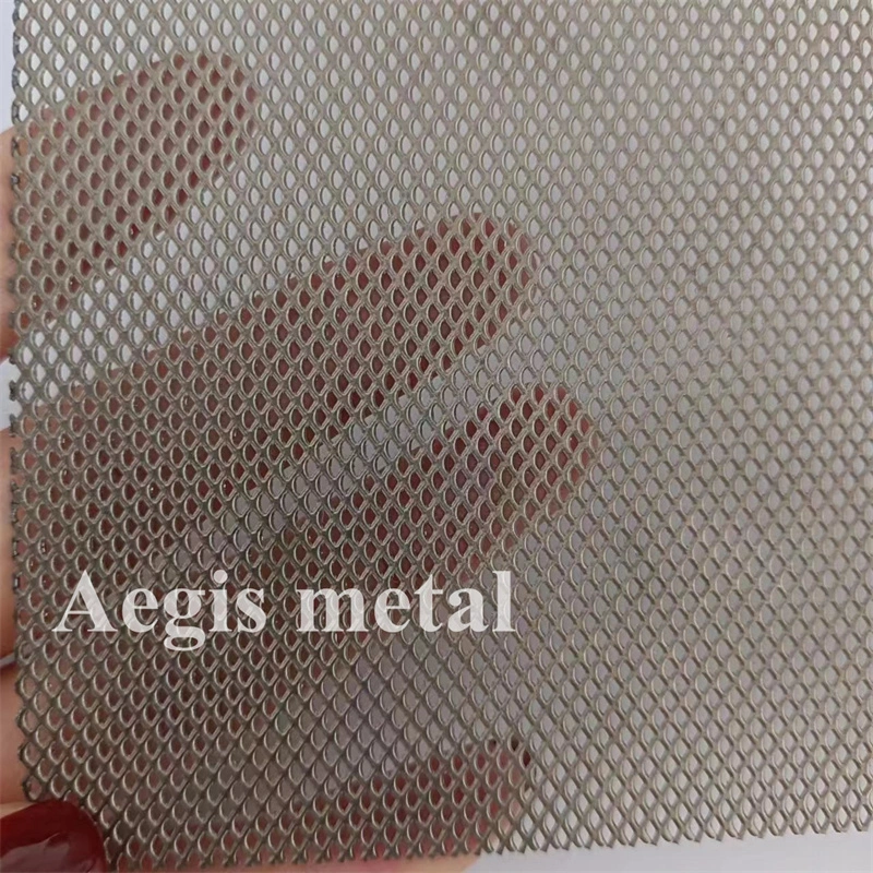 Small Hole Ultra Thin Titanium Expanded Metal Diamond Mesh Titanium Screens