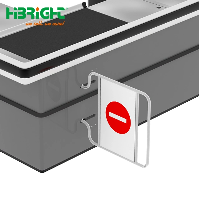 Counter Flap Barrier Turnstile Speed Automatic Supermarket Entry Gate