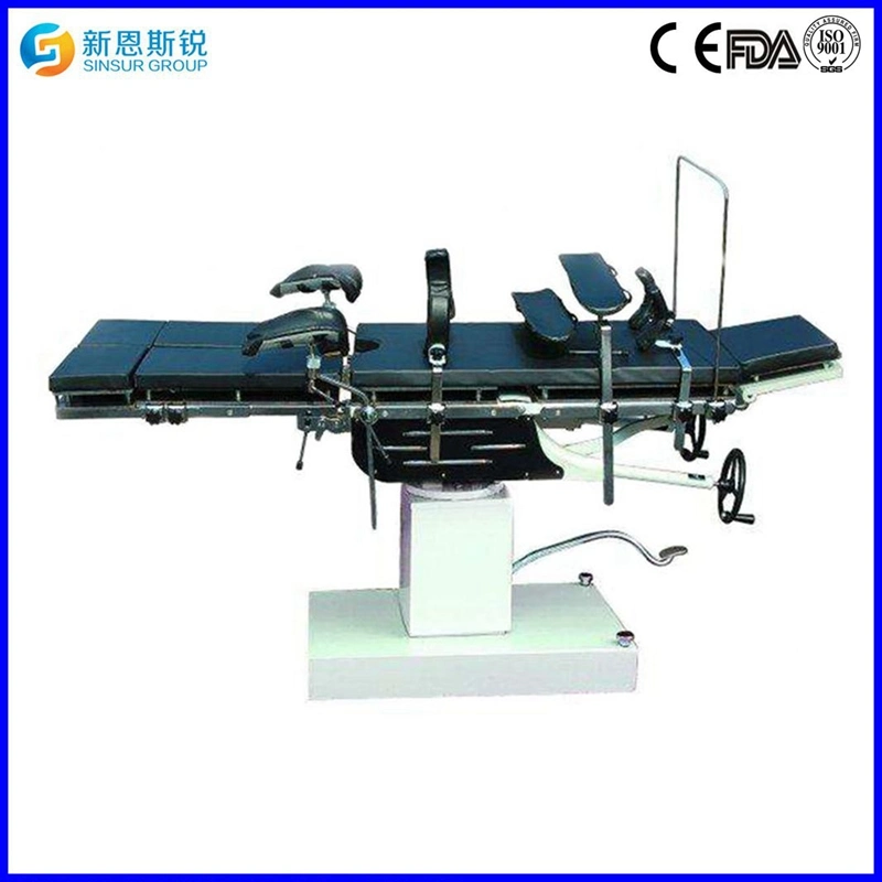 High quality/High cost performance Hospital Equipment Manual Side-Controlled Orthopedic Adjustable Operation Table