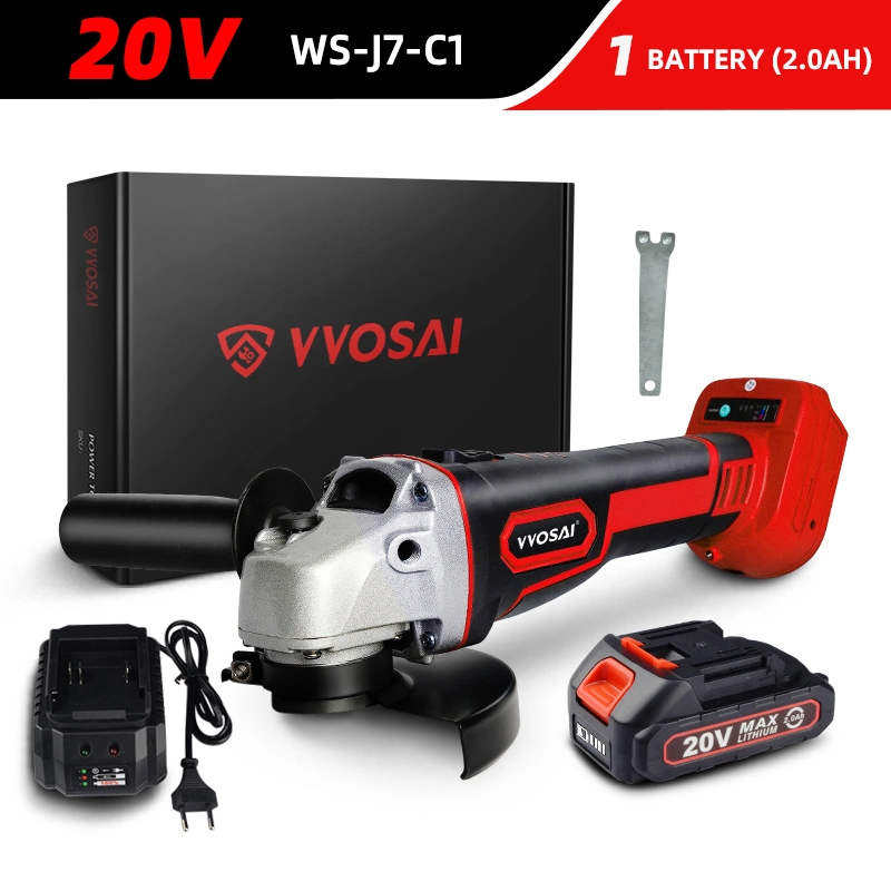 Ready Stock Industry Leading Vvosai 20V Automatic Cordless Angle Grinder