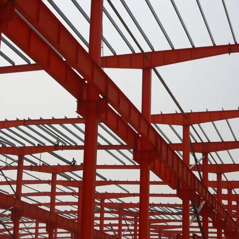 El bastidor de construcción prefabricados puente granja avícola del Hotel Sala de la prefabricación de almacén de la estructura de acero