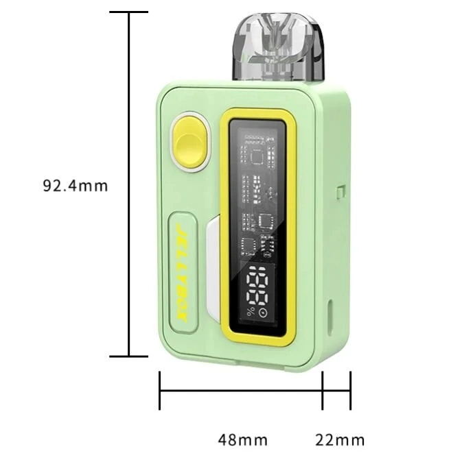 Nuevos Productos Jellybox Vape Kit Pod cuadro desechables Jellybox Xs