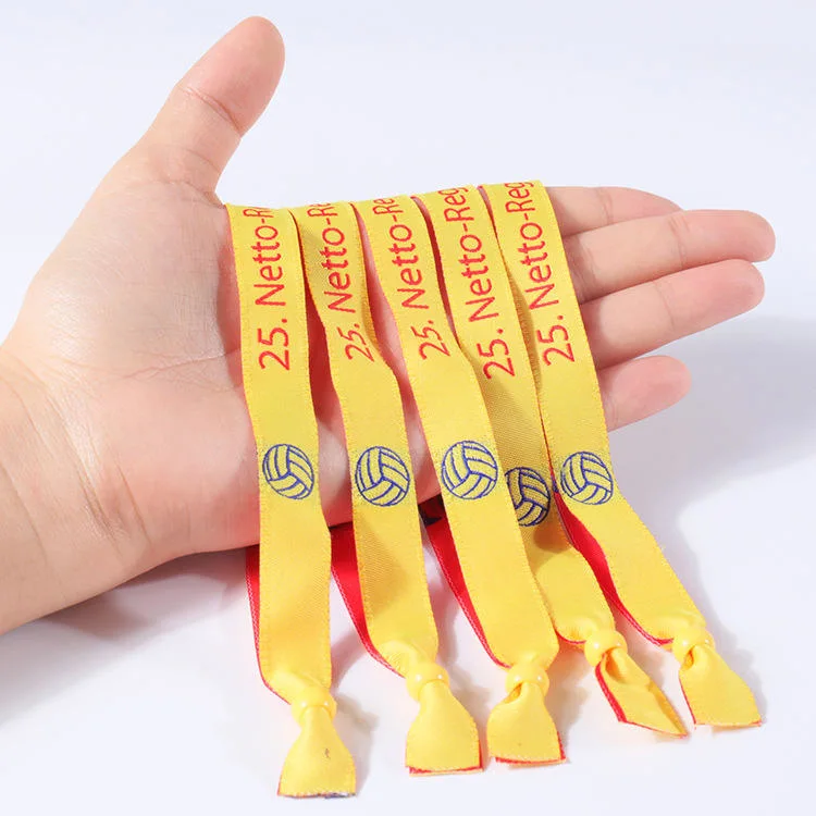 Factory Price Wholesale/Supplier Wristband Polyester Plain Wristband Event Woven Wristband