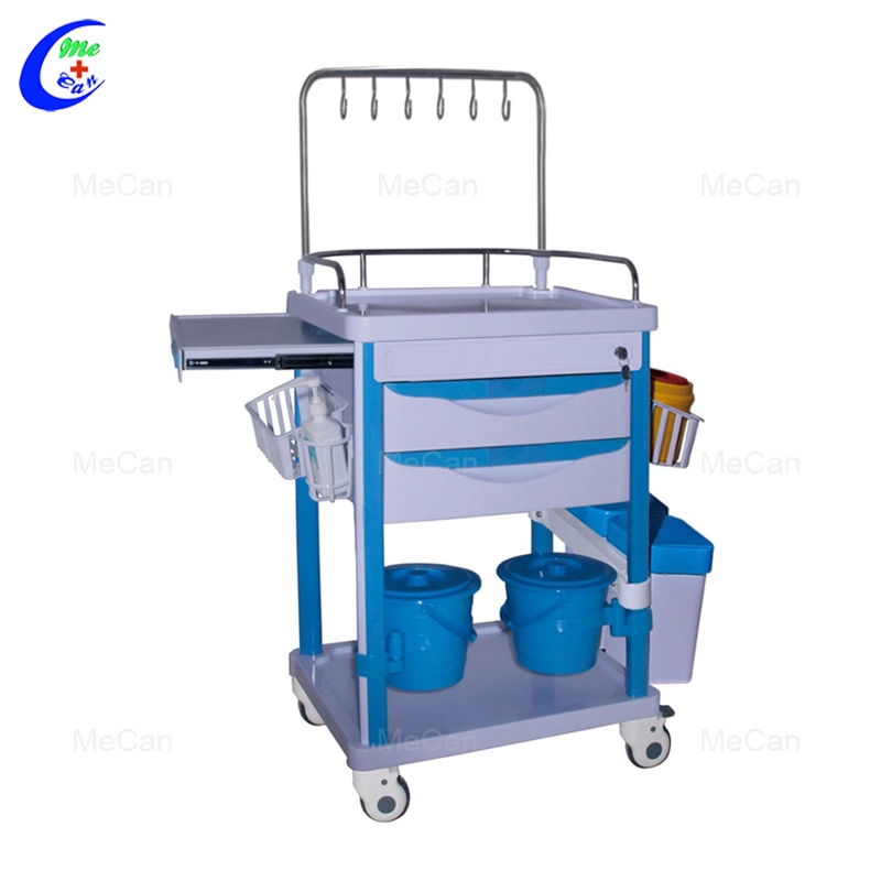 Hospital ABS Mobile Medical Trolley IV Treatment Trolley