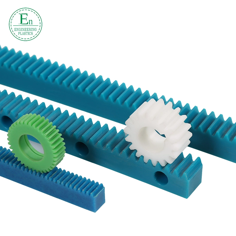 Engineering Plastics Acetal Gear Rack em material Virgin