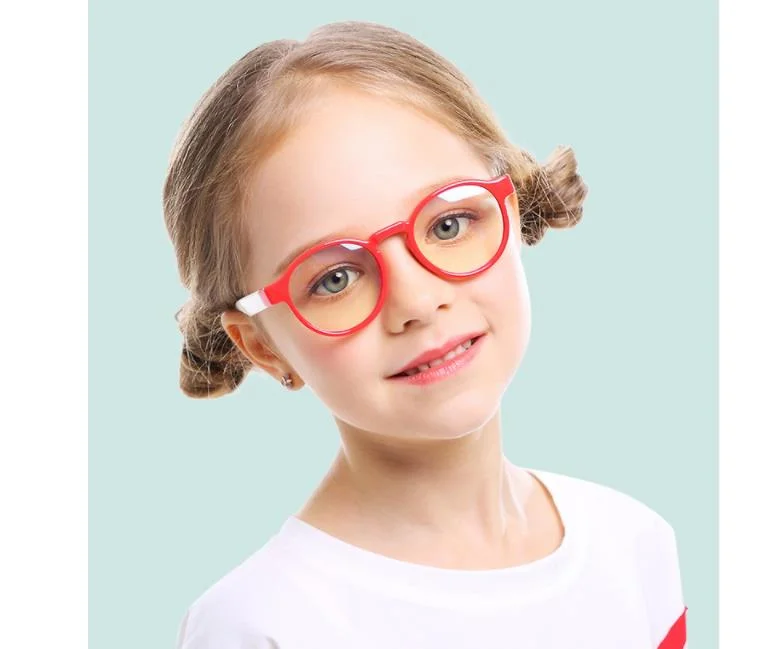 Fashionable Optical Eyeglasses Frames Kids Blue Light Filter Computer Gaming Glasses