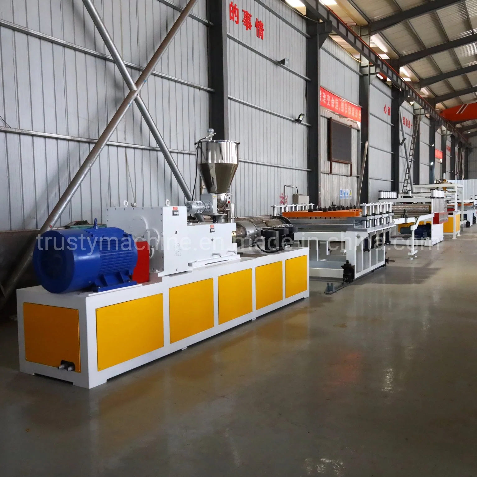 SJSZ92 PVC Crust Foam Board Extrusion Line Foam Making Machine