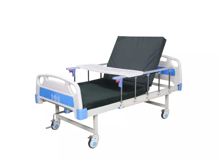 Clinique Médicale du meilleur prix des meubles 1 Manivelle ABS manuel de pliage de soins de santé du patient Lit d'hôpital