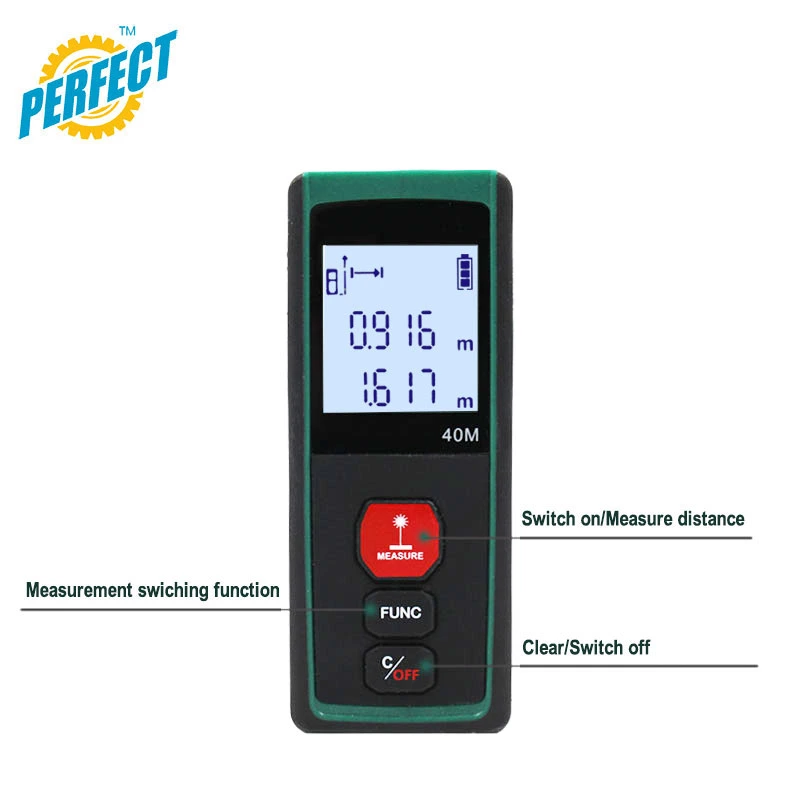 New High quality/High cost performance  Laser Distance Meter 40m