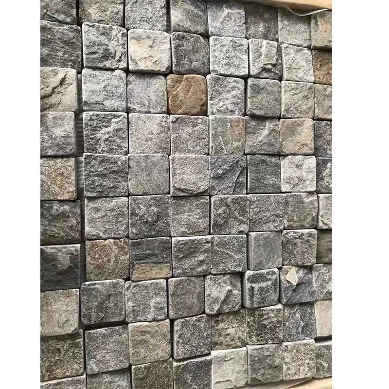 Muti Color Quartzite Culture Stacked Stone and Paving Cobbles Slate Price