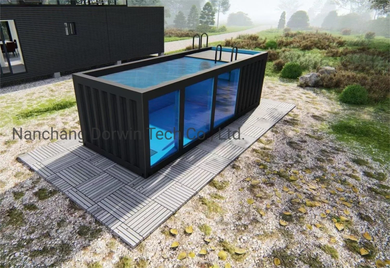 Customizable Container Swimming SPA Hot Tub Pool Equipment with Heating and Filter System