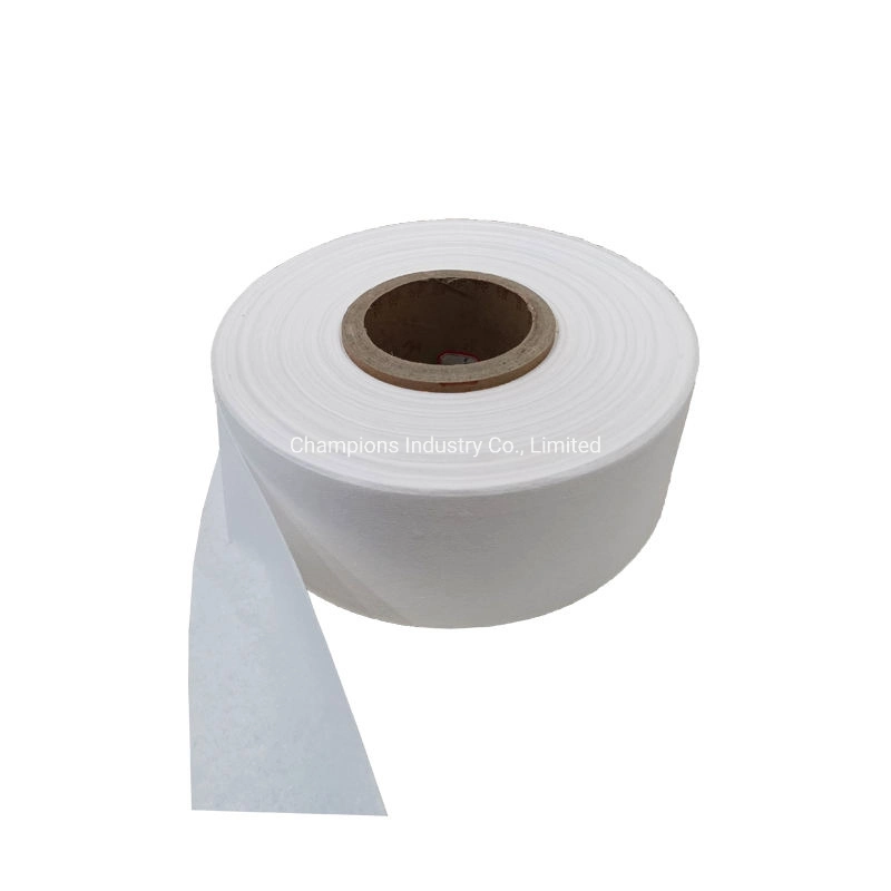 Hygiene Raw Materials Jumbo Roll Airlaid Paper Baby Diaper Airlaid Nonwoven Fabric