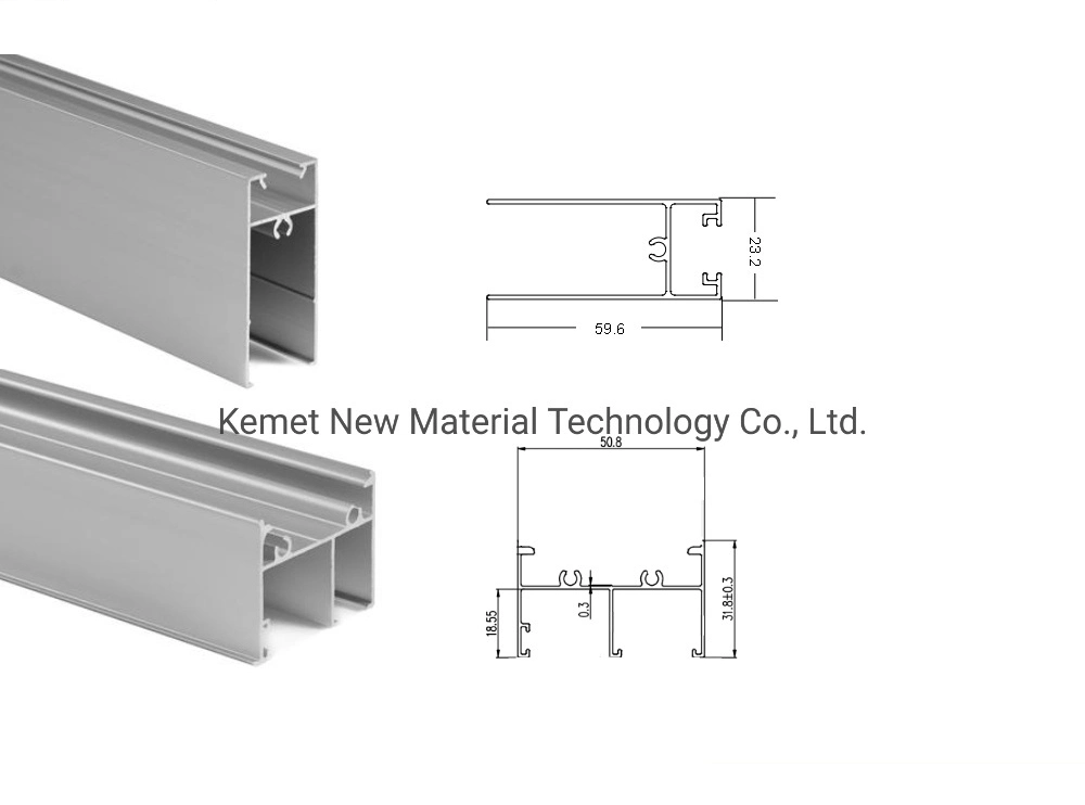 México extrusión de aluminio para la ventana y puerta.