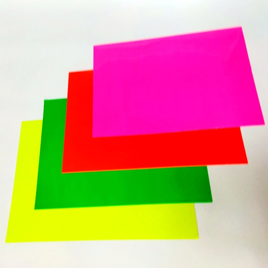 Self Adhesive Neon Fluorescent Color Vinyl FC2000