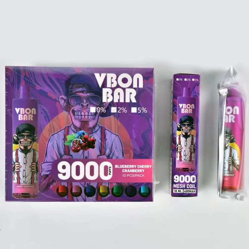 Vbon Bar Vapes 16ml Juice 9000 Puffs recargable 9K Puff