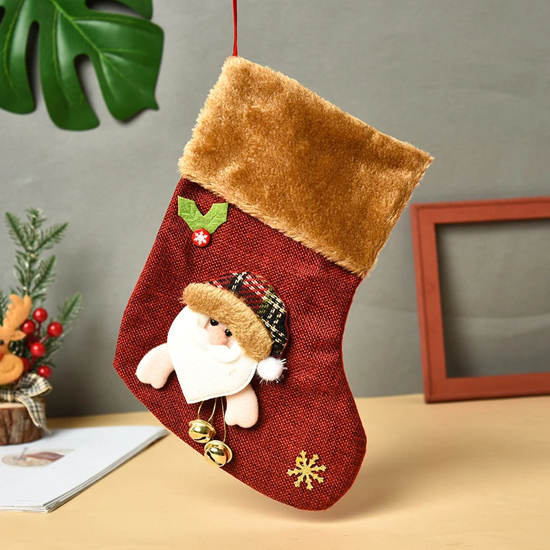 Wholesale/Supplier Christmas Decoration Stockings Socks Gift Bag Christmas Ornaments CS-1001