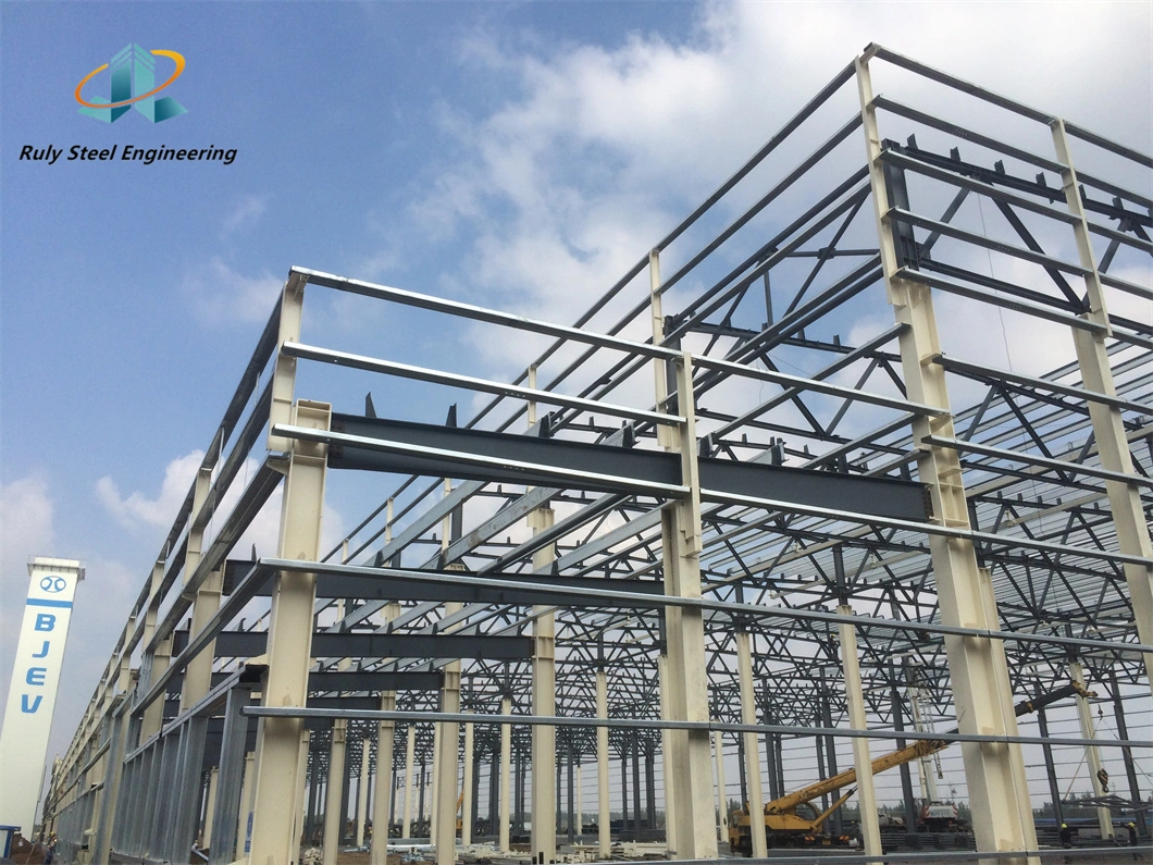 High Strength Prefab Structural Steel Frame Buildings/Metal Storage Steel Building Warehouse/Metal Building/Workshop/Hangar/Steel Shed/Church Building