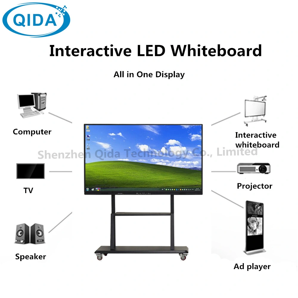 Muebles de oficina de la Junta de Escuela Verde Pizarra Equipo Windows Pantalla LCD Touch Interactive Board