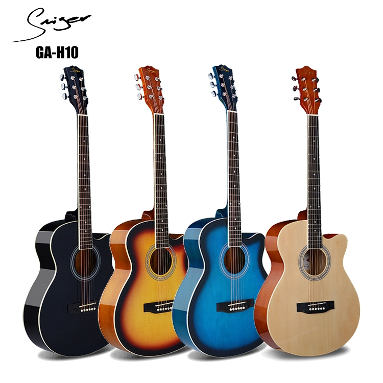 Smiger Brand Professional Upgrade Beginner Acoustic Guitar Pack for E-Shop Hot Sale Folk Guitar Acoustic