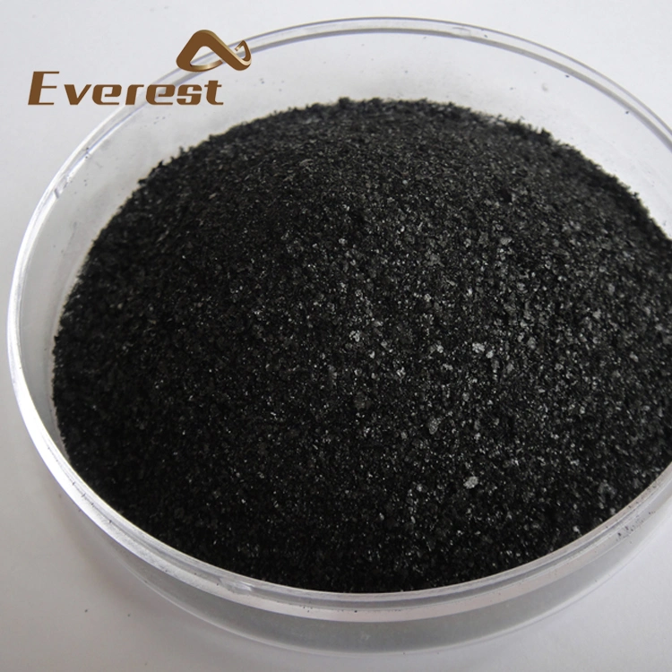 Leonardite Soluble Potassium Humate Organic Fertilizer in Black Thin Flake