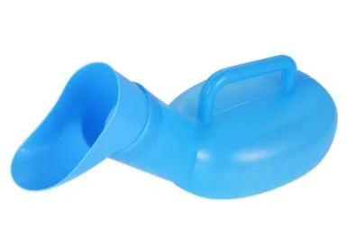 Urinal portátil de emergencia Accesorios de coche Universal Móvil WC Shrinkable Mini Botella DE ORINA para camping al aire libre (azul)