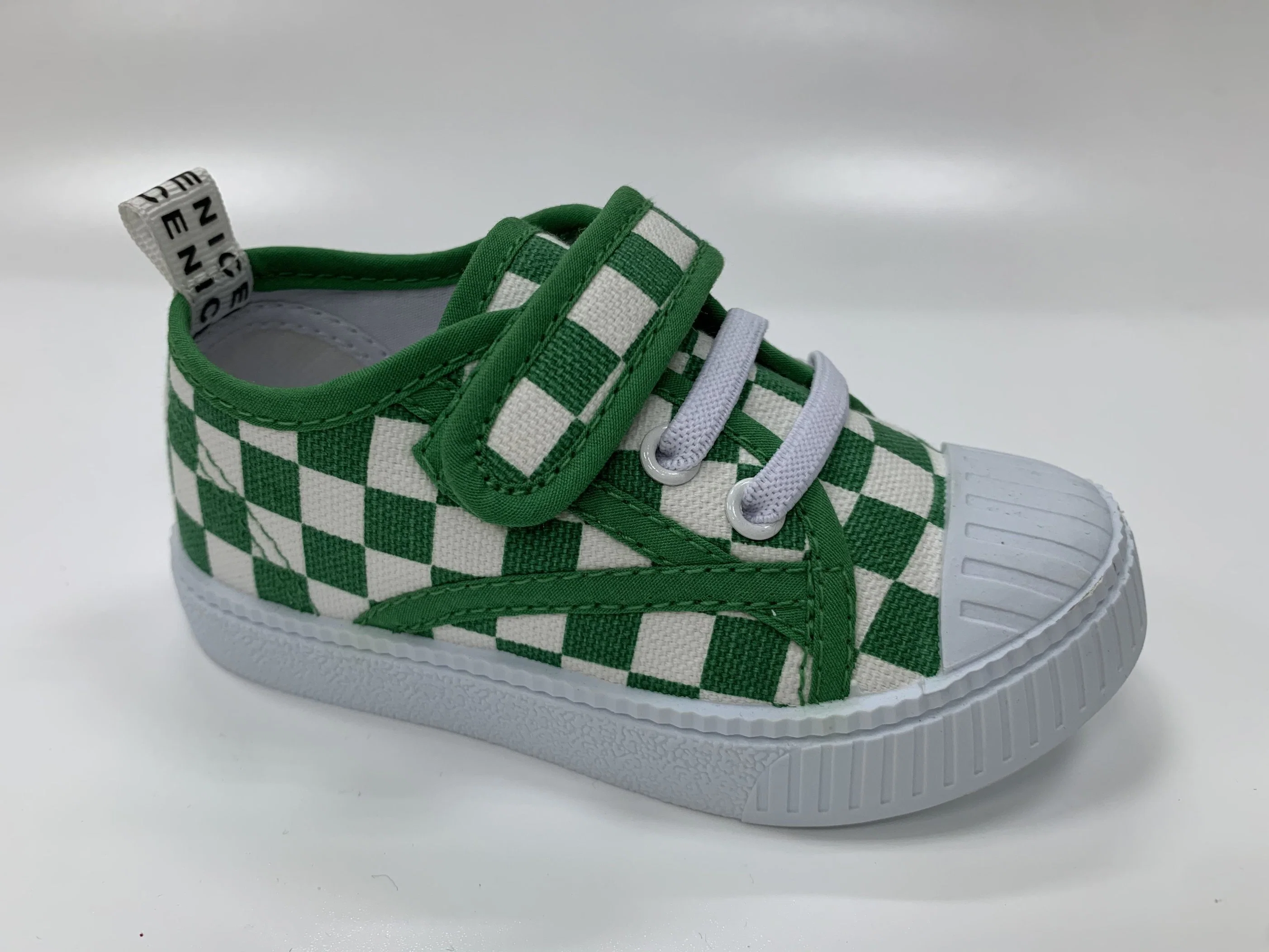 Trendy New Children's Shoes PVC Sole Plaid Style