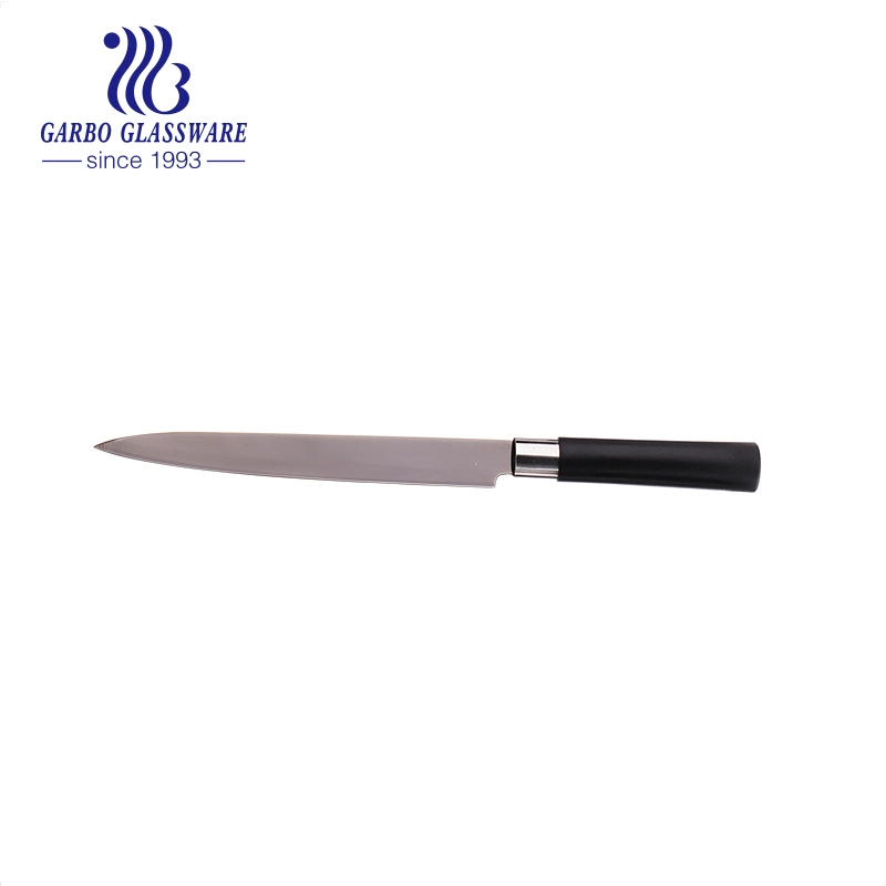 Wholesale/Supplier Mirror Polished Plastic Handle Grey Colored Stainless Steel 8inch Chef Knife for Kitchen Kwdj020ck