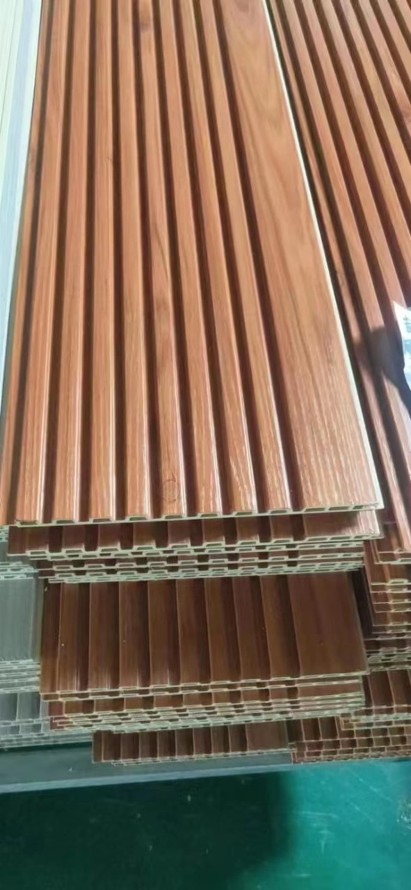 Wood Plastic Material PVC Louver Panel for Office