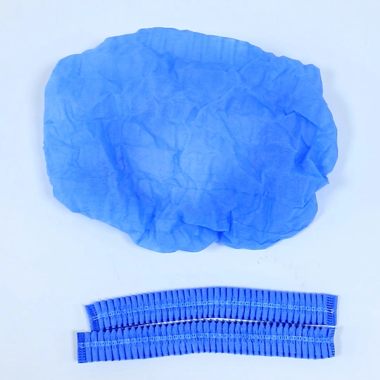 Cheap Blue Non Woven Disposable Bar Cap PP SMS 15GSM in Stock Dust Resistance Cap