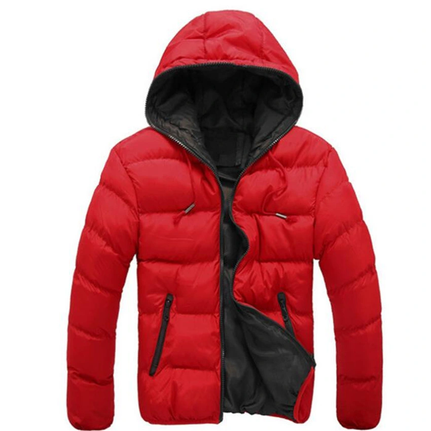 07gmen&prime; S Fashion Puffer Jacket Padded Hooded Down Winter Jacket