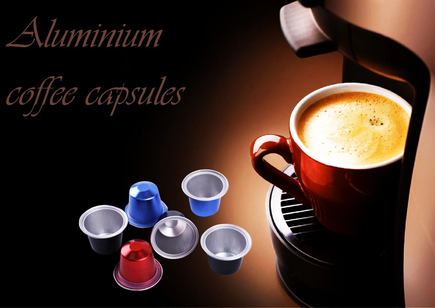 Disposable Aluminum Foil Coffee Capsule with Lid