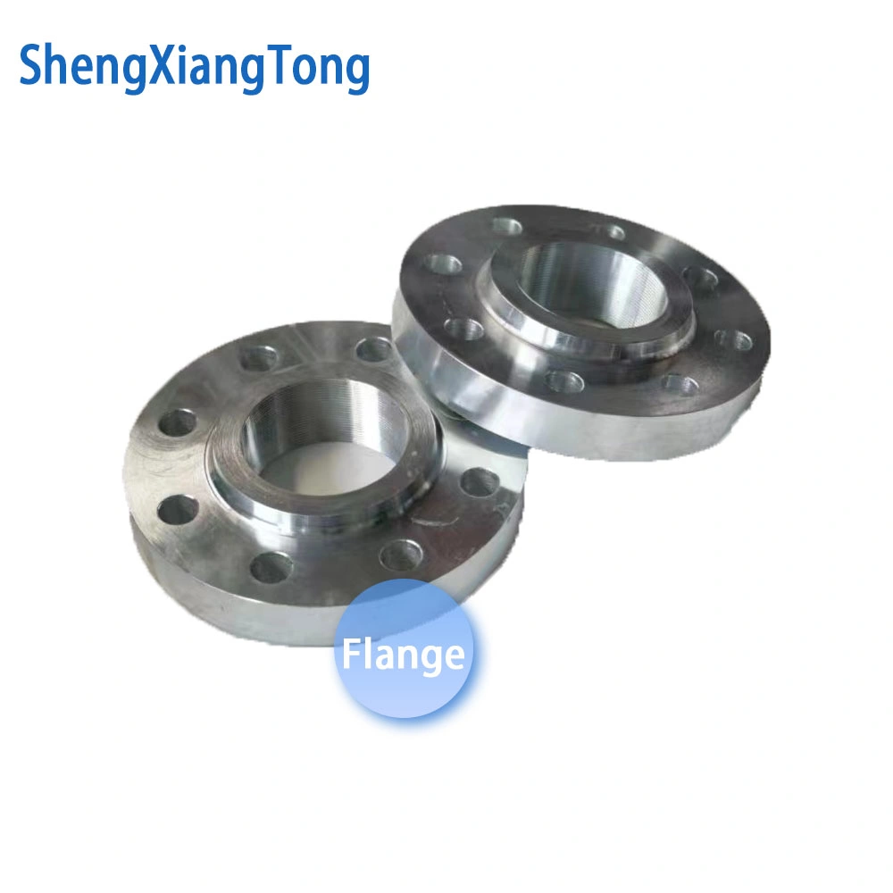 Shengxiangtong Solid DIN Pn16 12 Inch Pipe Carbon Steel Plate ASME B16.5 Threaded ANSI Manufacturers Flange