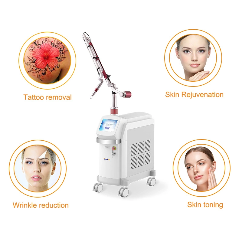 Carbon Peel Laser Vertical 1064 Nm 532nm Qswitch Q-Switched ND YAG Laser Tattoo Removal Beauty Equipment