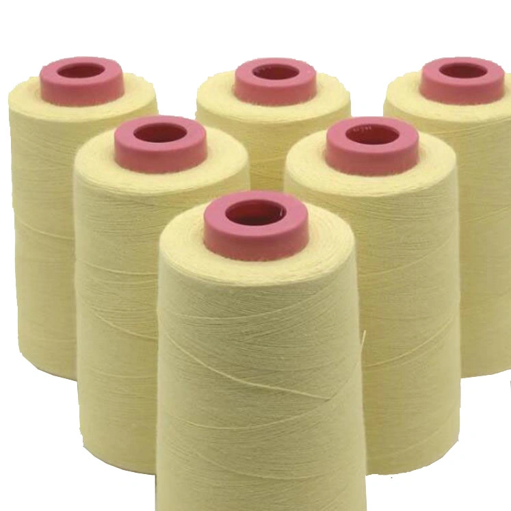 PARA Aramid Staple Fiber for Sewing 30s/3 100% PARA Aramid Thread