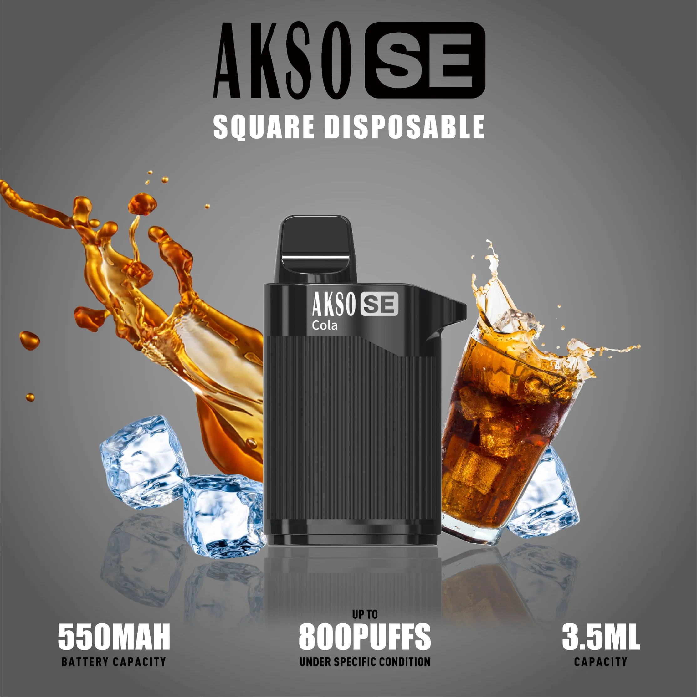 Hcigar Akso 2021 Shenzhen Wholesale/Supplier I Vape 500/800/1500/2000/2500/3500 Puff Custom Flavors Rechargeable Disposable/Chargeable Airflow Adjustable vape