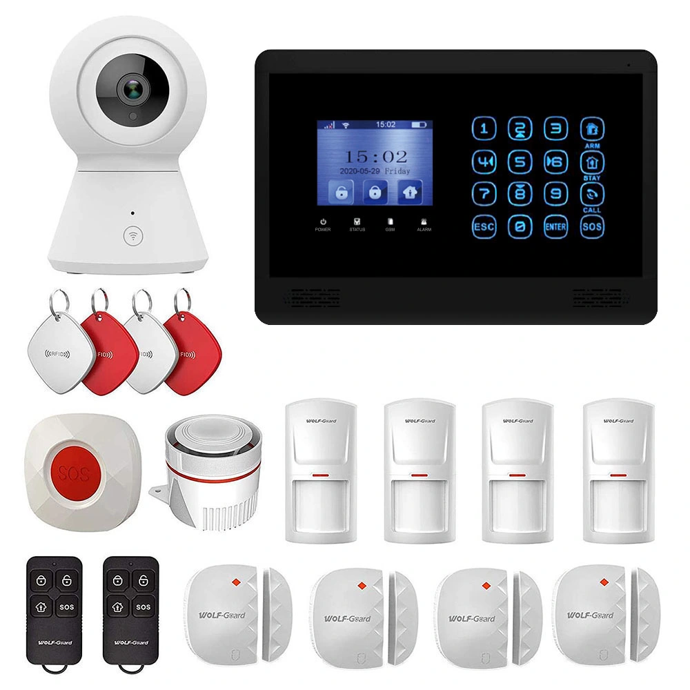 4G WiFi Tuya Smart Life Wireless Security Home Alarm with Alexa and Google