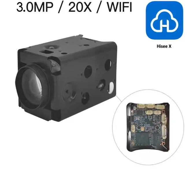 Hankvision 2MP 20X, Smart Zoom de reconocimiento facial para el módulo de seguridad IP CCTV Vigilancia de la cámara de red PTZ Bloque Hiseex APP