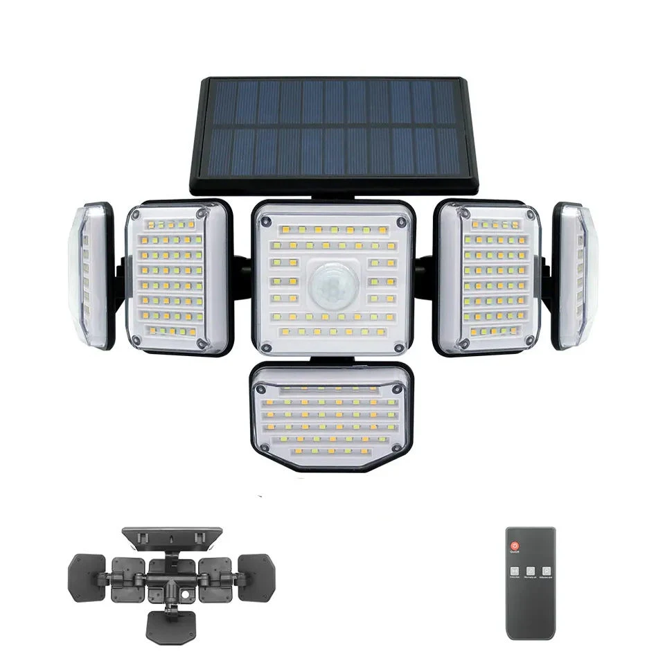 Seguridad al por mayor de las luces solares impermeable Jardín al aire libre el sensor de movimiento