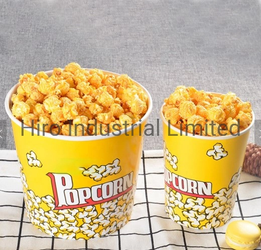 Custom Print Dispos Paper Popcorn Bucket Fried Chicken Paper Bucket