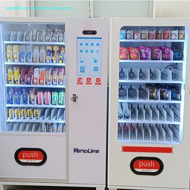 China Manufacturer Self Smart Cash Vendlife Vending Machine for Foods and Drinks