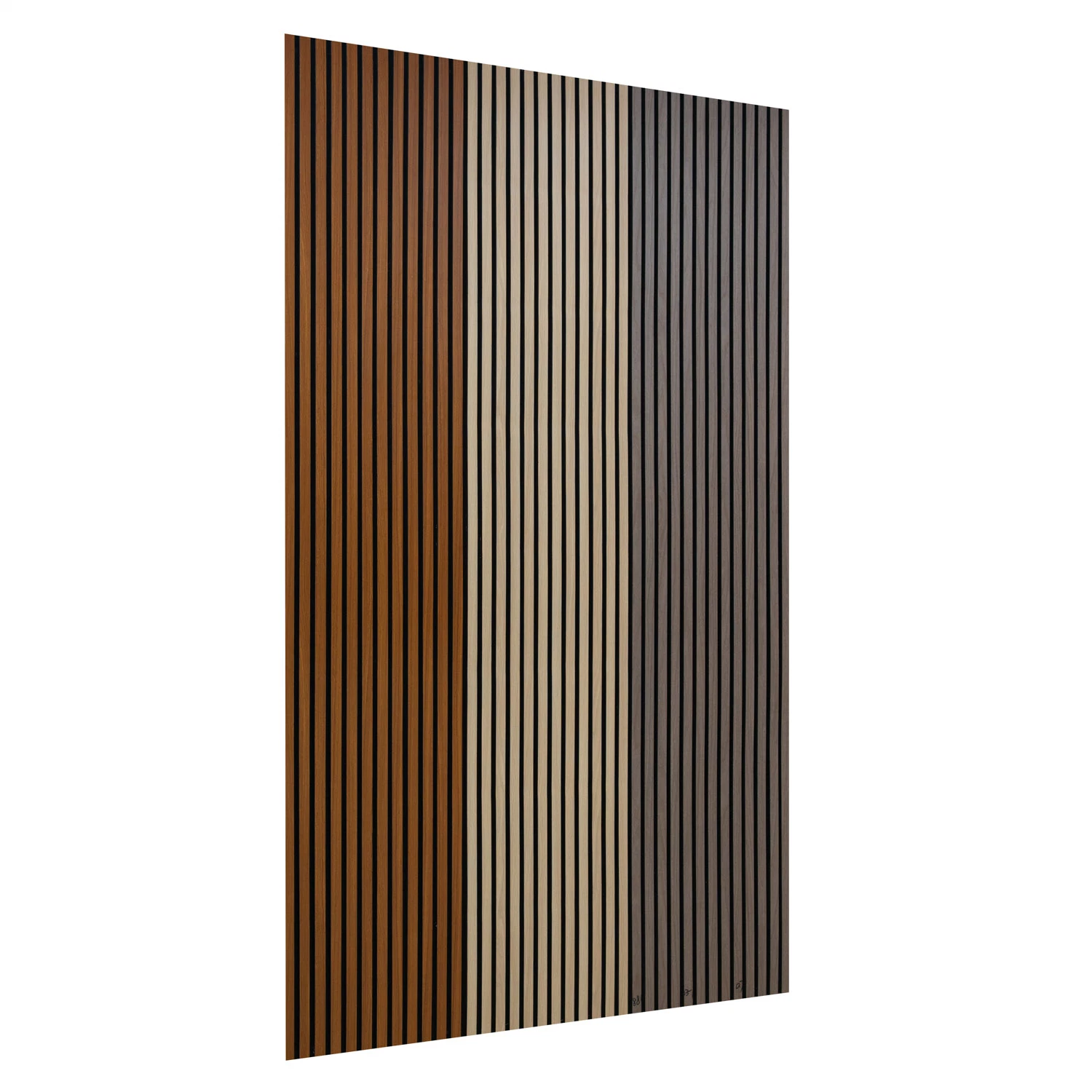 Euroyal Customized Indoor Wall 3D MDF Acoustic Slate Panel Decoration Material Flame Retardant B1 Level