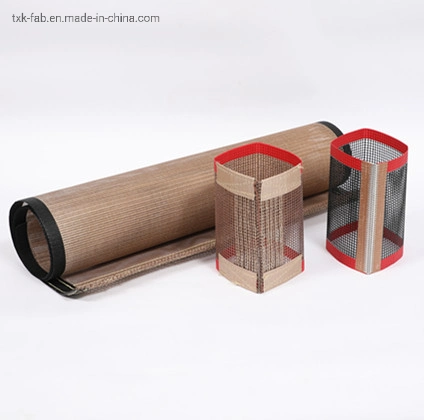 PTFE Fabric PTFE Mesh Conveyor Belt for Shrinking Packaging Machine