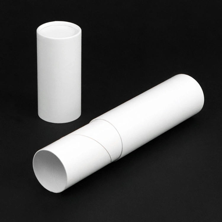 Firstsail Eco-Friendly Paper White Cylinder Wax Candle Packaging Tube for Gift Cosmetic Lash Brush Perfume Joss Stick Incense Soap Pasta